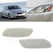 Unpainted Car Front Headlamp Washer Nozzle Cover For LEXUS IS250 IS300 IS350 2005 2006 2007 2008 Headlight Water Spray Jet Cap