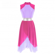 Womens Gymnastics Ballet Dance Wear Liturgical Lyrical Praise Dance Overlay Dress Tunic Liturgical Worship Dresses Dancewear