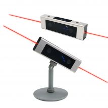 SHAHE Protractor Angle Measure Laser Ruler with Bi-directional Red Light Marking Dual-Screen Angle Finder