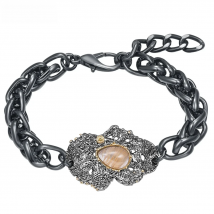 DreamCarnival 1989 New Exaggerated Women Bracelet Rough Surface Party Jewelry Strong Character Water Melon Zircon Vintage WB1240