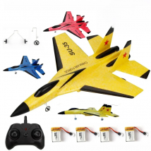 RC Plane SU-35 RC Remote Glider Wingspan Radio Control Drones Airplanes RTF UAV Xmas Children Gift Assembled Flying Model Toys