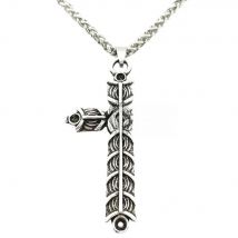 Nostalgia Norse Viking Athelstan's Cross Pendant Ragnar Amulet Talisman Necklace Men Women Jewellery