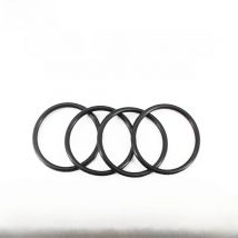 NBR O Ring Seal Gasket Thickness CS2.65mm ID6.75-100 Oil and Wear Resistant Automobile Petrol Nitrile Rubber O-Ring Black.-.