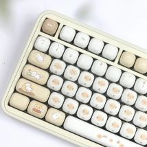 MOG Keycaps PBT 136 Keys 5-Thermal Sublimation Cat For Mechanical Keyboard Mx Switch Cute gift HI75 AKK O Alice layout