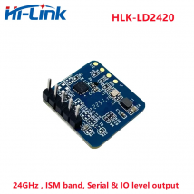 Kostenloser Versand 10 Stück/Los 24G HLK-LD2420 ISM Energiesparendes Intelligentes Sensor-Radarmodul mit Hoher Empfindlichkeit für Menschliche Körpererkennung