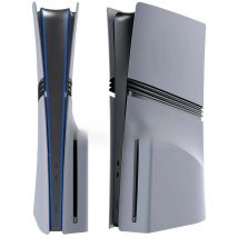 Grey Pro Disc Edition Cover Plates with Logo Skin and 30th Anniversary Sticker for New PS5 Pro Console  Shell Panels Faceplate