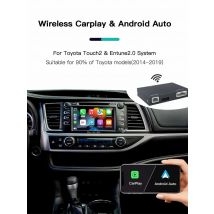 AUTOABC Wireless Carplay Android Auto for TOYOTA Touch2 Entune2.0 Highlander Tundra Sienna Prius Yaris Camry CHR Module Decoder