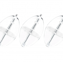 10pcs Fishing Float Buoy Bobber Strike Indicator PVC Plastic Clear Surface Float Water Bubble Float Transparent Slip Bobber