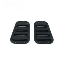 AXSPEED 2Pcs Black Plastic Air Intake Grille Cover for TRX-4 TRX4 1/10 RC Crawler Car Body Decoration Parts