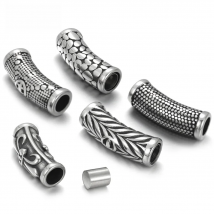 316L Stainless Steel Magnetic Clasps Hole 6mm for Leather Cord Clasp Bracelet Magnet Buckle DIY Jewelry Making Supplies