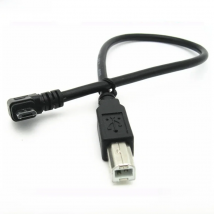 Micro USB male to USB B-type connector for USB 2.0 B micro male data cable for mobile phones, printers and hard drives