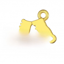 My shape 20pcs Roller Skates Shoes Charms Gold Color Ice Skate Sport Pendants for Necklace Bracelets Jewelry Making Accessories