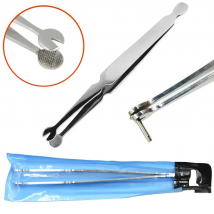 1PC Surgical Steel Professional Tool Labret Bar Tweezers Clamp Forceps Lip Ring Holder Body Piercing Puncture Tool