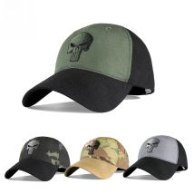 Tactical Baseball Caps Summer Adjustable Snapback Skull Trucker Hat Hunting Fishing Outdoor Sports Sun Protection Hats Men Women