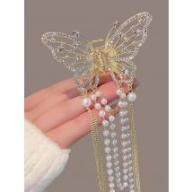 1Pcs Fashion Elegant Butterfly Fringes Hair Claws For Women Hair Accessories