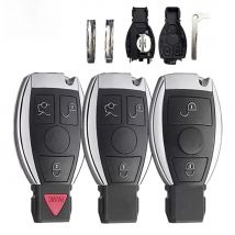 SUPERKEY For Mercedes Benz BGA NEC B C E R S CL GL SL CLK SLK W203 W211 W204 Fob 2/3/4 Buttons Smart Remote Car Key Shell Case