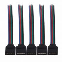 10/20/50/100 pcs/lot 4 pin Female plug RGB Connector Cable For SMD 3528 5050 RGB LED Strip Lighting
