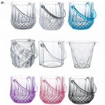 1.2L Arcylic Ice Bucket Wine Champagne Gorgeous Diamond Ice Bucket With Ice Tong Bar Tools