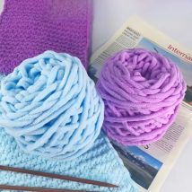 95g/Ball Blended Colorful Dye Scarf Knitting Yarn For Hand-knit DIY Soft Thickness Wool Thread Blanket Scarf Crochet Yarn