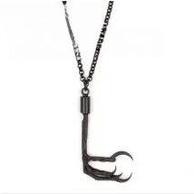 Gothic Raven Claw Talon Necklace Goth Victoria Black Crow Oddities Bird Skull Pendant Darkness Charm Punk Jewelry