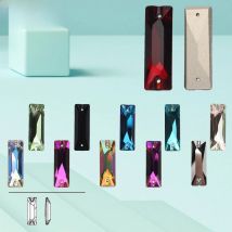 YHB Top Quality Cosmic Baguetee Glass Crystal AB Moonlight Sewing Stones Flatback Sew on Rhinestones For Garment Clothes Bags