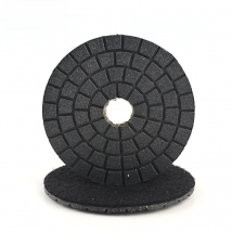 4 inch premium quality  diamond black buff pads for stone