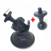 6MM Plus 4MM Screw Ball Head Dvr Holder Round Suction Base Mounts Tripod Car Recorder DV GPS Camera Sucker Cup Bracket Support