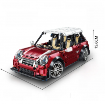 Famous Classic Car Model Building Blocks 1:10 Size Mini Cupeer Car Technical Bricks Desktop Decoration Assembly Kid Toy For Gift