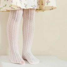 3-12Years Summer Mesh Thin Children Tights for Girls Solid Pantyhose Fashion Soft Baby Girl Tights Cotton Kids Stockings 2022