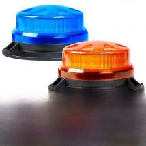 LED Emergency Strobe Lights Yellow Blue Red Car Roof Mini Police Flashing Hazard Warning Beacon Light With Magnetic Base 12V 24V