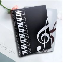 New 40/80 Pages Multi-layer Music Folder File Plastic Budget Binder Filing Products Documents Bag A4 Piano Book Desk Organizer
