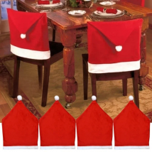 Christmas Chair Cover Christmas Decoration for Home Table Dinner Chair Back Decor 2025 New Year Party Supplies Xmas Navidad 2024