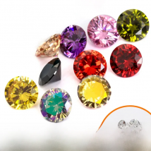 50/20Pcs Zircon Multi Size Zircon Round Gemstone AAAAA Zirconia Accessories Jewelry Making Gems Ring Necklace Earring Gemstone