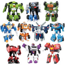New Mini Tobot Transformation Car To Robot Toys Korea Cartoon Brothers Anime Tobot Deformation Car Airplane Fire Engine Toys