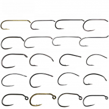 Vtwins 50 Barbed Barbless Fly Tying Hooks 60 Degree Jig Nymph Streamer Hook Dry Wet Caddis Salmon Trout Fly Fishing Hook Tackle