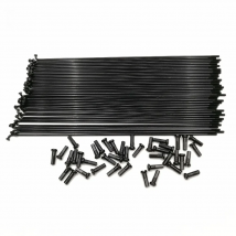 14G Diameter 2.0mm Cylinder Black Color J-bend Mountain Bike Spokes Cycling Road Bicycle Spokes For Bicycle Wheels With Nipples