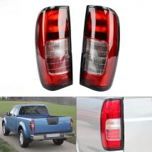 ZUK Pair Tail Light Taillight Taillamp Assy Rear Bumper Brake Stop Lamp With Cable Bulb Assembly For NISSAN NAVARA D22 1998-2004