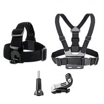 Chest Strap Head Strap Belt For GoPro Hero 10 9 8 7 6 Black Xiaomi Yi 4K Sjcam Sj4000 Insta360 Action Camera Accessories Mount