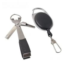 OUTKIT Fishing Stainless Steel Nipper Line Cutter Clipper Hook Eye Cleaner Quick Knot Tools Hook Sharpener Fly Tying Tool Tackle