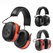 PROHEAR Electronic Bluetooth Hearing Protectors Safety Noise Reduction Earmuffs for Mowing Worker Headphones for Music Gift