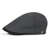 Branded Casual Spring Summer Men Berets Hats Women Newsboy Caps Cabbie Duckbill Ivy Flat Hat Herringbone Caps Adjustable