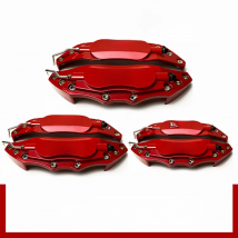2Pcs S/M/L Metal Aluminum Car 3D Disc Brake Caliper Covers Sticker For Hyundai KIA Alfa Romeo AUDI BMW Mercedes Benz Accessories