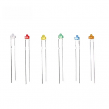 10pcs 1.8mm led Diodes light diffused Red Yellow Blue Green White Warm white Orange diffused lens LED big/wide angle light lamp