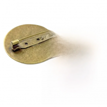 Personalize Custom Bronze Brooch Photo Logo Patterns Designed Logo Photo Gift For Family Anniversary Collar 20mm/25mm/30mm Pins