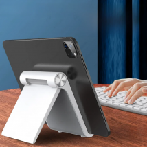 Desktops Holder For Tablet 7.9 to 11 inch , Adjustable Folding Bracket Tablet Stand For iPad Xiaomi Samsung Mobile Phone Support
