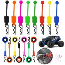 4PCS Silica Gel Body Clips Retainer Car Body Shell Clips For 1/8 1/10 Scale RC Model Car ARRMA Granite Kraton 6s Upgrade Parts