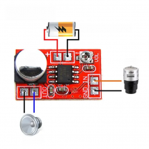 DC 5V-12V Micro Electret Amplifier MIC Condenser Mini Microphone Amplifier Board Volume Adjustable