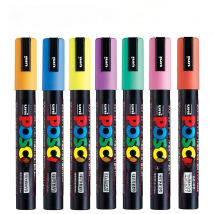 Uni Posca Marker Pen,Acrylic Paint Acrylic Paint Pen Marcadores PC-1M 3M 5M Full Color Art Supplies