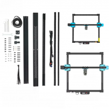 TTS Laser Engraver Upgrade Kit Frame DIY Laser Engraving Aluminum Profile Frame 600x600mm Expansion Kit For TTS-55 TTS-10 TTS-20