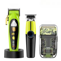 Kemei KM-2035 10W Big Power Electric Hair Clippers KM-2281 Rechargeable Trimmer KM-TX7 Dry And Wet Shaver For Men Cordless Kit